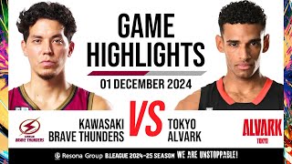 Kawasaki Brave Thunders vs Alvark Tokyo  Game Highlights [upl. by Yacano119]