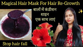 Hibiscus Hair Mask for Hair Growth A Natural Solution [upl. by Leahkim]