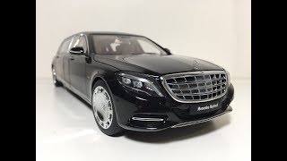 118 AUTOart Mercedes Maybach S600 Pullman Black [upl. by Dickson]