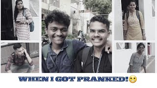 When the prank goes wrong  Pranker gets pranked 🥲 minivlog fun friends pranks [upl. by Andie]