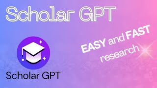 How I Use ScholarGPT for Literature Reviews amp Essays  Thesis Survival Guide [upl. by Darnok581]