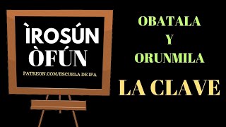 IROSUN OFUN OBATALA Y ORUNMILA SON LA CLAVE [upl. by Hannis]