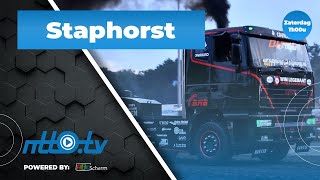 Tractorpulling Staphorst Zaterdag  NTTOtv livestream [upl. by Nitsirk]