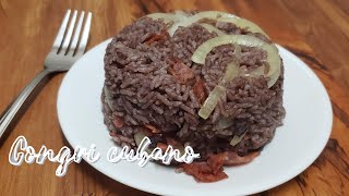 Congri cubano en olla express Deliciosa receta [upl. by Stag]