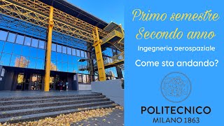 PRIMO SEMESTRE DEL SECONDO ANNO  Ingegneria Aerospaziale  Polimi🚀 [upl. by Alexandre]