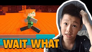 WAIT WHAT Minecraft 12  TbStream reaction [upl. by Gilder]