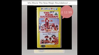 Vhs Movie The New Magic Roundabout Animation Video Cassette Nigel Planer Vintage [upl. by Drofyar]