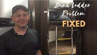 RV BUNK LADDER DIY PROBLEM FIXED LADDER LINK INCL [upl. by Judas]