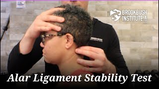 Alar Ligament StabilityTest [upl. by Sloane]