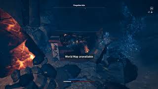 Assassins creed odyssey Forgotten isle treasure location Cave forgotten isle [upl. by Aytac]