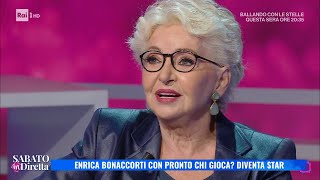 Enrica Bonaccorti una vita in scena dal teatro alla tv  Sabato in diretta 02112024 [upl. by Canon]