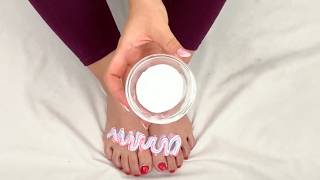 Amazing AtHome Pedicure Trick for Super Soft Feet [upl. by Wendie]