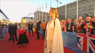 Iveta Mukuchyan in Eurovision Song Contest 2016  Opening Ceremony [upl. by Ahsinev7]