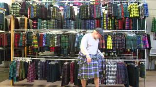 How to Fold a Great Kilt [upl. by Sinai]