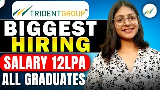 Trident group takshashila Vacancy  How to apply for Trident Group Fresher Jobs freshersjobs [upl. by Handal372]