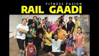 Rail Gaddi Song Dance Fitness  Saddi Rail Gaddi Aayi  Bollywood Workout  FITNESS DANCE With RAHUL [upl. by Hnad]