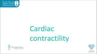 Cardiac contractility [upl. by Esenej35]