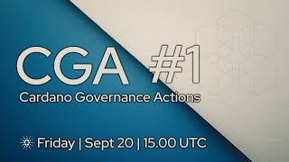 Cardano Governance Actions CGA [upl. by Dunc]