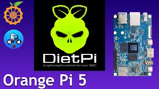 DietPi Orange Pi 5 Highly optimised minimal Linux distribution [upl. by Alra]