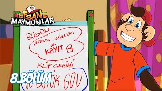 Efsane Maymunlar Çizgi Filmi  Kaykaylı Klip  8 Bölüm [upl. by Sivrad]