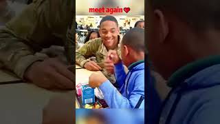 Hero comes home military surprise cominghome love army militarylife homecoming usnavy [upl. by Ahsaz]