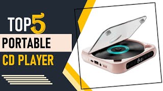 Top 5 Best Portable CD Player in 2024 [upl. by Anyela]