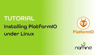 Installing PlatformIO under Linux [upl. by Daniel]