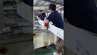 Screening Screen Door Automatic Packer  Johnson Window and Window Protective System [upl. by Assilana]