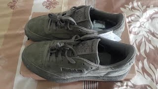 Reebok Club C 85 TG Hunter GreenPoplar Green Gum  Unboxing [upl. by Vandervelde]