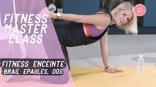 Bras épaules dos 20 min – Fitness pendant la grossesse [upl. by Yrrum75]