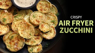 Air Fryer Zucchini  crispy zucchini fast [upl. by Finegan]