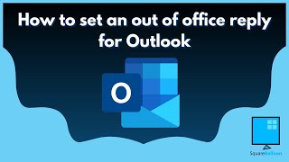 How to set an out of office reply for Outlook [upl. by Llevart]