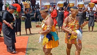 WATCH HOW OBAA SERWAA AKOTO BRAKATU ANOTEEWA PRESENTED 2ND WIFE OF THE SUNYANIMANHE FUNERAL ITEMS [upl. by Araht]