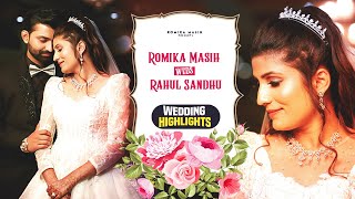 Romika Masih amp Rahul Sandhu  Wedding Highlights  Wedding 2022 [upl. by Anama405]