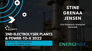 Stine Grenaa Jensen Energinet  2nd Electrolyser Plants amp PowertoX 2022 [upl. by Cadmann868]