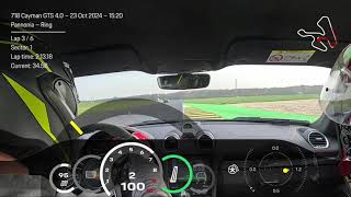 TFTA  Pannónia Ring  onboard 21318  Porsche 718 Cayman GTS [upl. by Eserehs]