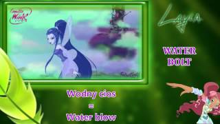 Winx Club  Laylas Bloomix Spells PolishPolski [upl. by Shum355]