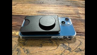 The Best Minimalist EDC Wallet Popsockets MagSafe Wallet Unboxing and Review [upl. by Kessel474]