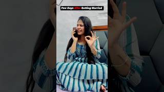 After Getting married vs 1 year later 🤣 nandinivlogs funnyvideo comedyvideo saasvsbahu [upl. by Akimal]