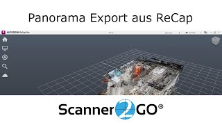 Panorama Bilder aus ReCap im JPG oder PNG Format exportieren  Scanner2GO [upl. by Salvay]