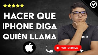 Cómo Hacer que tu iPhone TE DIGA QUIEN LLAMA  📞​ Identificador de Llamadas 📞 [upl. by Tamaru]