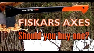 Fiskars Axe Review Should you buy one [upl. by Otrevogir832]