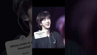 Whose smile is more beautiful viral shorts btsgirlofficialchannel BTNewsHindiStarSkyh5h [upl. by Milewski]