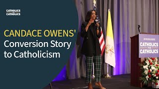 CANDACE OWENS Shares Conversion Story to Catholicism for 1st Time [upl. by Cattier]