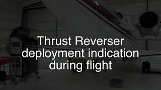 Thrust reverser deployed indication during flight [upl. by Nosneb3]