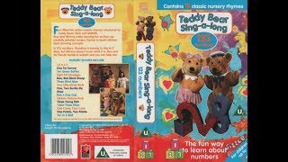 Teddy Bear Sing Along 123 Numbers 1995 UK VHS [upl. by Nils]