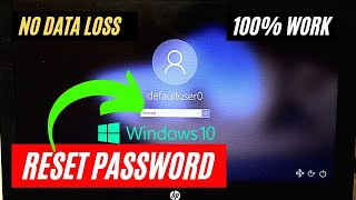 How To Reset Forgotten Password In Windows 10 Without Losing Data  Without Disk amp USB [upl. by Fontes]