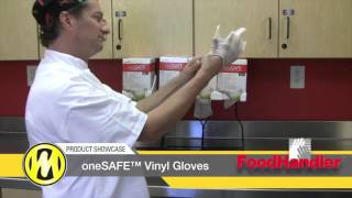 FoodHandler oneSAFE Vinyl Gloves [upl. by Alene]