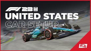 F1 23 Texas COTA Setup Optimal Race Car Setup [upl. by Alinna]