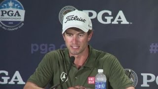 Players comment after their second rounds at the PGA Championship [upl. by Alenson]